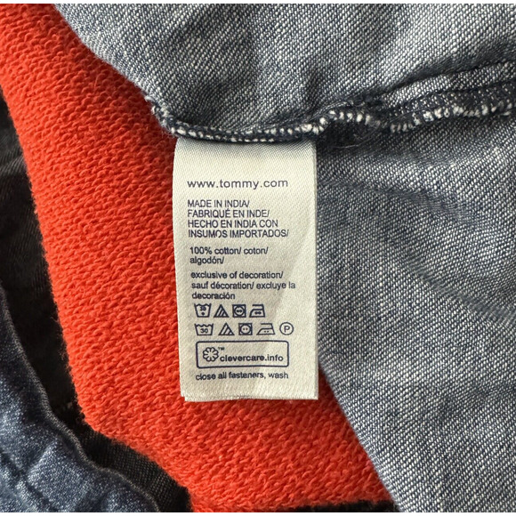 Tommy Hilfiger Dress Girls XL High Risk Red White H Dress Sweatshirt Casual - Picture 5 of 6